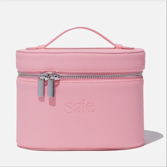 Saie Blush Pink Cosmetic Case- limited edition - Picture 1 of 11